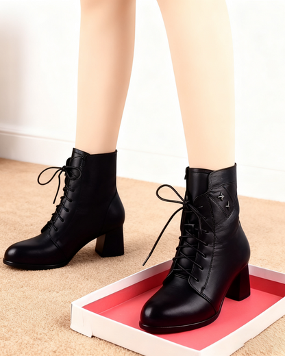 👢【35-41】 2025 nové jesenné a zimné kašmírové kožené topánky