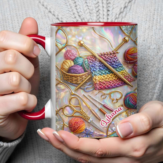 🧵☕【50% sleva!】Hrnek s motivem šití – perfektní dárek pro kreativní duše, které rády šijí