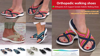 🌴【35-43】✨Dámske letné ortopedické sandále na platforme pre väčšie veľkosti
