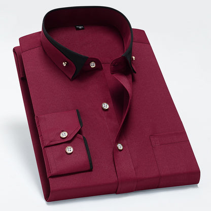 👔【S-4XL】 Ležérne, štýlové, pohodlné a priedušné pánske biznis košele