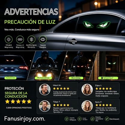 【Compra 1 y llévate 1 gratis】2 artículos por 26 euros.🚗👀 Luz de advertencia LED solar para coche | Capta toda la atención y mejora la seguridad al volante: inalámbrica, con detección automática y aplicación universal ✨
