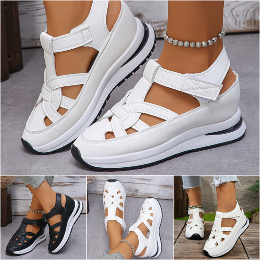 💥Reducere mare de vară💥 👡【35-43】Sandale casual noi 2025 cu talpă groasă, mers fără oboseală💕 