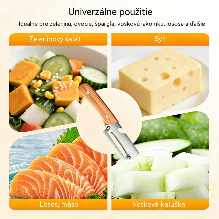 💥Kúp jeden, druhý dostaneš zadarmo! 💥🔪 Multifunkčná škrabka z nehrdzavejúcej ocele 🧅