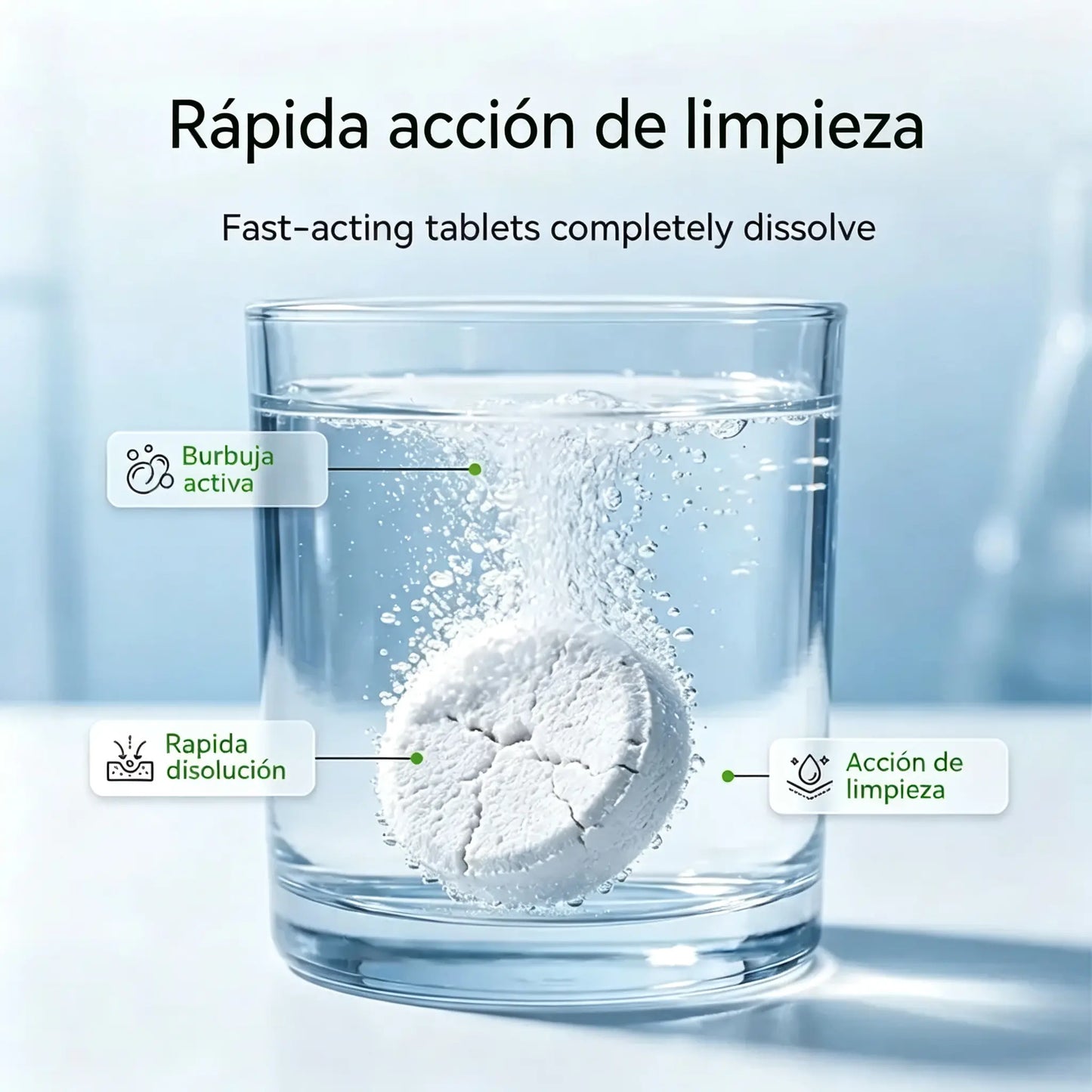 【Compra 1 y llévate 1 gratis】Pastillas de limpieza universales para máquinas de hielo