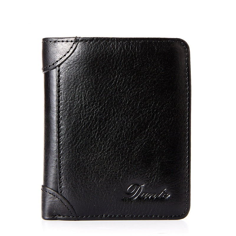 ✨ Nueva cartera antirrobo de cuero genuino para hombre