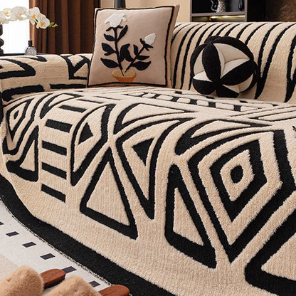 🛋️Speciální vánoční nabídka pro ranní ptáčata:🎉 Měkký a protiskluzový plyšový potah na pohovku🍂【180*150 cm】