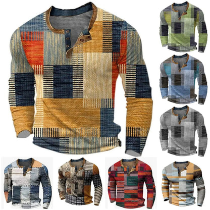🏆【S–5XL】Novedad para otoño/invierno: una elegante prenda superior para hombre con diseño en contraste y un ajuste cómodo para tallas grandes.
