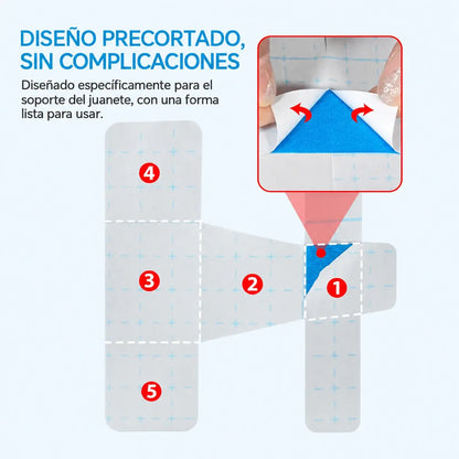 【50 uds】Protector de dedos flexible, vendaje para quemaduras y soporte deportivo, cinta autoadhesiva resistente al desgaste