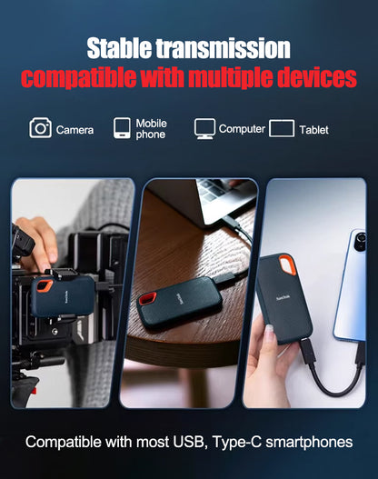 🔥【Último día con 50 % de descuento】🔥【6TB】Disco duro de estado sólido móvil de alta velocidad