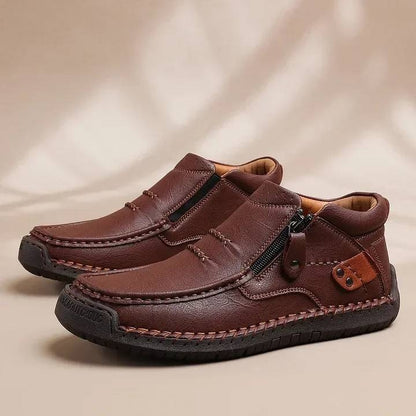 【38-48】👞Botas de cuero genuino cómodas para hombre, talla grande, hechas a mano, importadas, de primera calidad