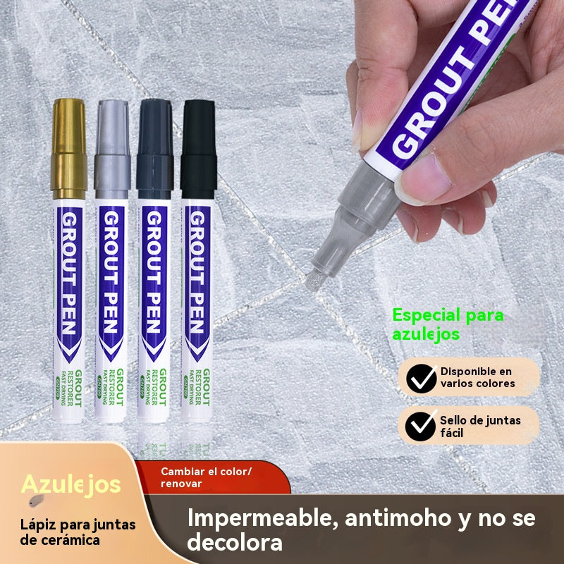 🔥【Compra 1 y llévate 1 gratis】Lápiz para juntas de pisos resistente a la humedad, al agua y al moho