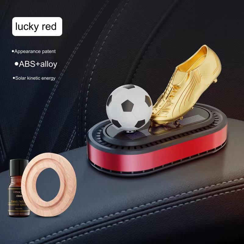 🔥🔥🚗【Časovo obmedzená ponuka】【Obmedzené množstvo】Nový aromaterapeutický prístroj do auta, solárny rotačný aromaterapeutický prístroj na futbalovú loptu, parfum do auta