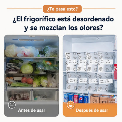 🥩【30 unidades】Bolsa hermética de papel de aluminio con cierre zip, apta para alimentos, para conservar la frescura en el frigorífico del hogar