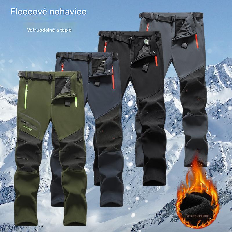 🏃‍♂️【S–5XL】2025 Nové pánske outdoorové jesenné a zimné nohavice – teplé, flísové, nepremokavé a vetruodolné
