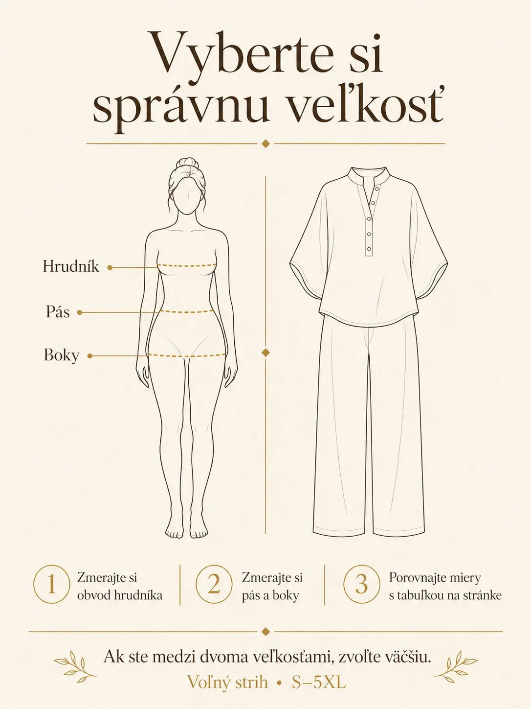 Maribel | Ľanový komplet s netopierími rukávmi a širokými nohavicami
