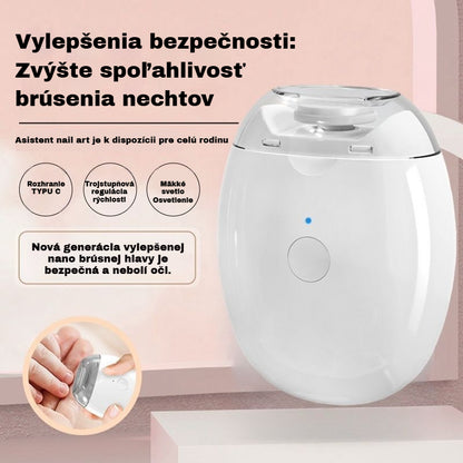 💅 ✨ Nová verzia 2026! Automatický pilník na nechty – bezpečná a šetrná starostlivosť o nechty 👶🔧