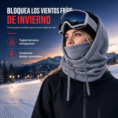 ❄️🧣 Balaclava Térmica de Polar para Invierno | Pasamontañas Grueso Cortavientos para Esquí, Ciclismo, Moto y Exteriores 🏍️🚴‍♂️