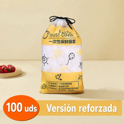 【Compra 1 y llévate 1 gratis · 200 unidades】Fundas desechables para conservar alimentos, aptas para uso alimentario