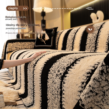 🛋️Specjalna oferta świąteczna dla rannych ptaszków:🎉 Miękka, antypoślizgowa narzuta na sofę z pluszu🍂【180130cm】【180150cm】