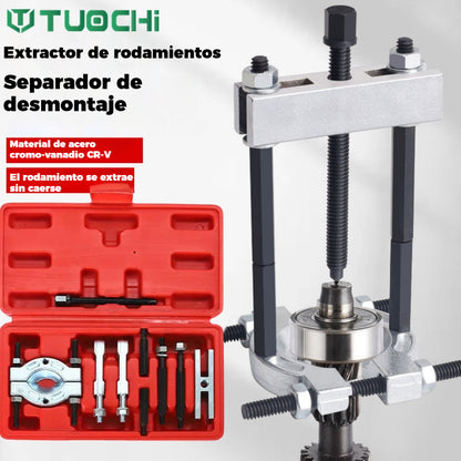 ⚡🛠️ Kit Extractor Separador de Rodamientos de 9 Piezas - Herramienta Profesional para Transmisiones y Engranajes ⚙️