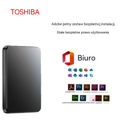 【Ostatni dzień promocji, 50% zniżki】Dysk twardy o dużej pojemności 20TB + bezpłatny oryginalny pakiet Office + Adobe