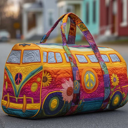 【-50% DE DESCUENTO】Bolsa de viaje acolchada Hippie Van