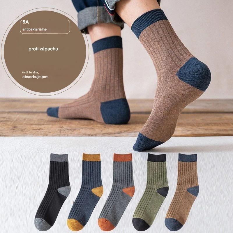 🧦🧦【Kúpte 10 kusov a získajte 10 kusov zadarmo】Pánske teplé dezodoračné ponožky absorbujúce pot