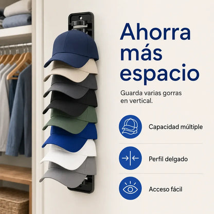 【Pack de 2】Organizador vertical para gorras que ahorra espacio