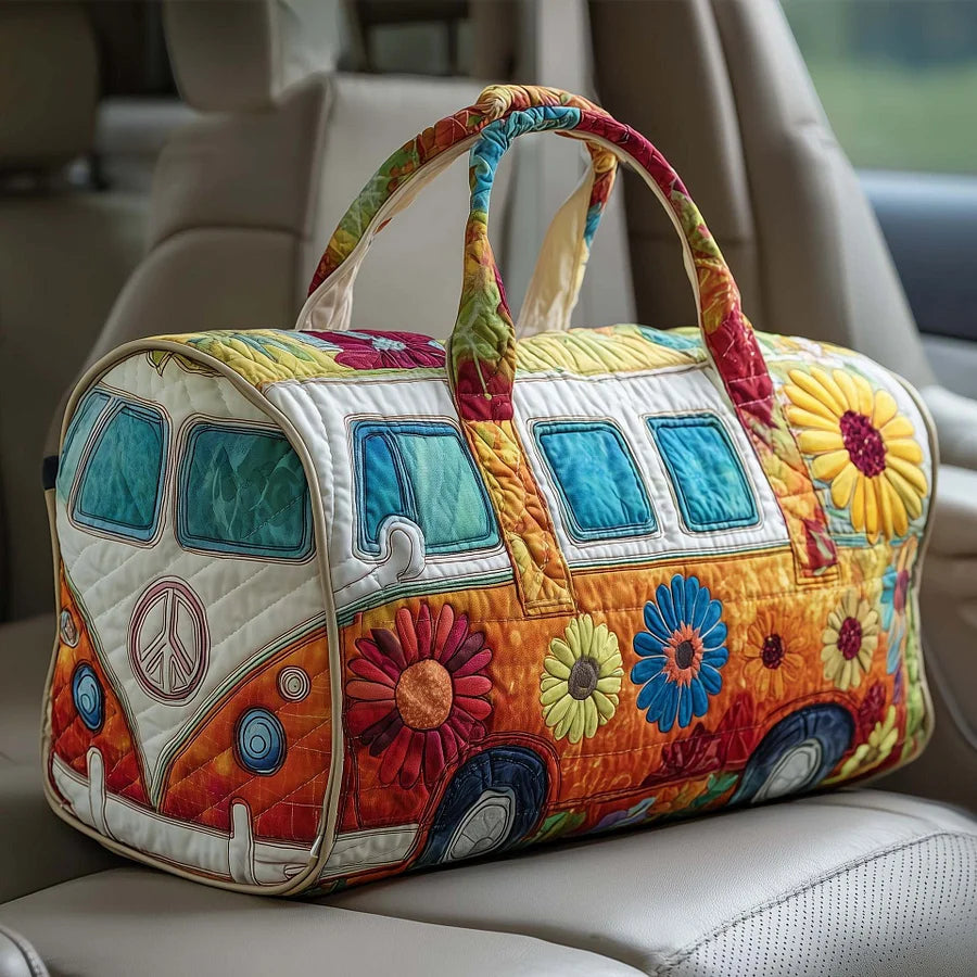 【-50% DE DESCUENTO】Bolsa de viaje acolchada Hippie Van