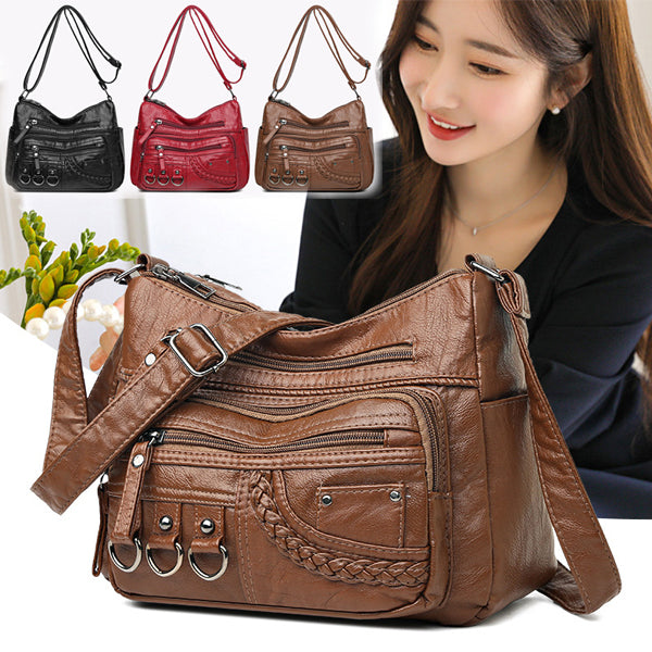 💥【50% zľava po obmedzenú dobu】👜2025 nová veľká mäkká kožená kabelka cez rameno/crossbody