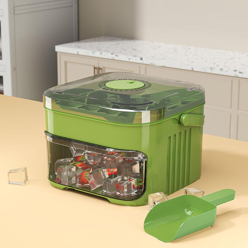🔥 Molde para hielo 🧊 Simplemente presione el molde para hacer cubitos de hielo.