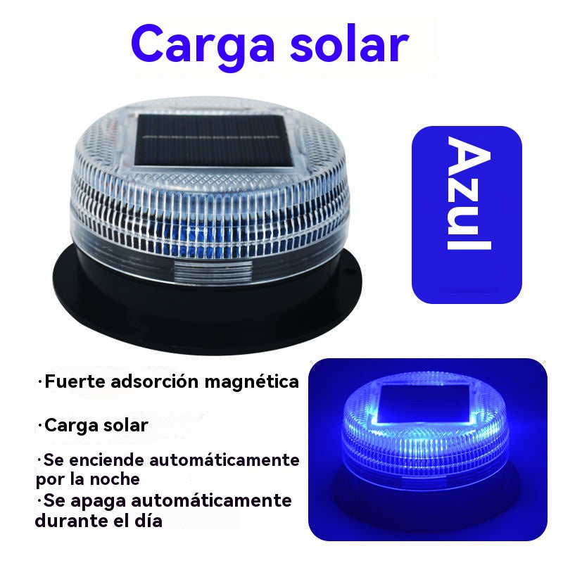 🔥Compra 1 y llévate 1 gratis🔥🚨☀️Linterna solar para coche, linterna impermeable para bloqueo de carreteras, para aparcamiento nocturno.