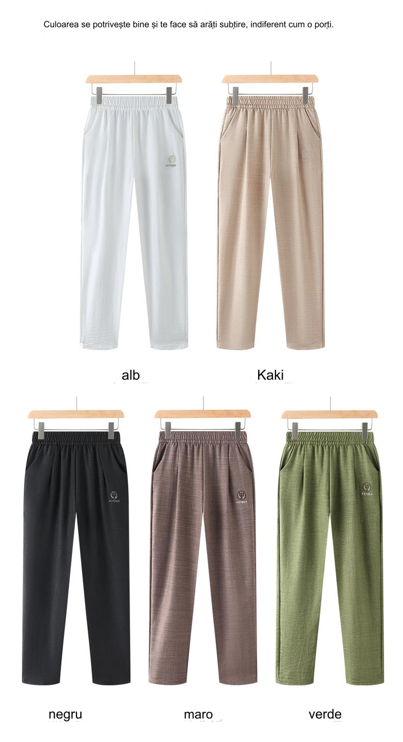 【40-80 KG】Adecuado para cualquier figura Pantalones casuales de verano de nueve minutos de verano