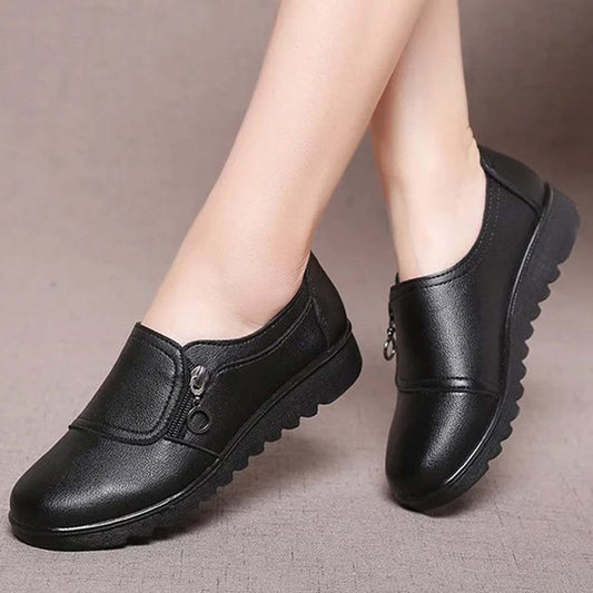 🔥【35–41】Zapatos de piel de vaca genuina – Cómodos, duraderos y con suela antideslizante