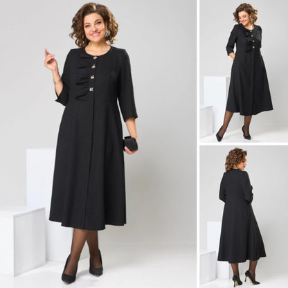 🍁【S-5XL】💞Rochie nouă de înaltă calitate, la modă, pentru toamnă și iarnă, 3841851 