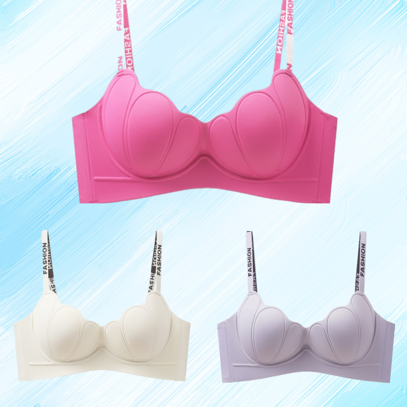 😍【Pack de 3】Sujetador sin aros para mujer, cómodo y sin costuras ❤️【40-85 kg】