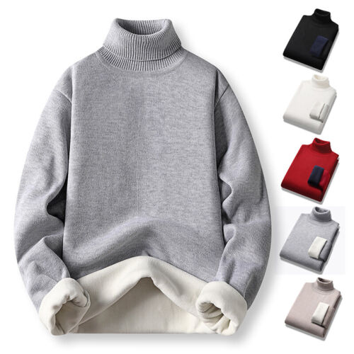 【🔥M-4XL】Pulover subțire de lux pentru bărbați, din cașmir, model business, cu guler înalt, nou 2024, 3793460 