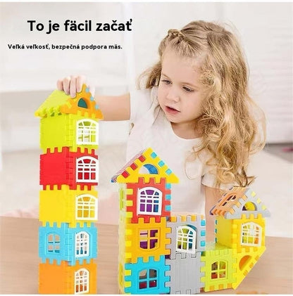 🎁🧩🧩【70/140 kusov】 Vzdelávacie hračky zo stavebníc