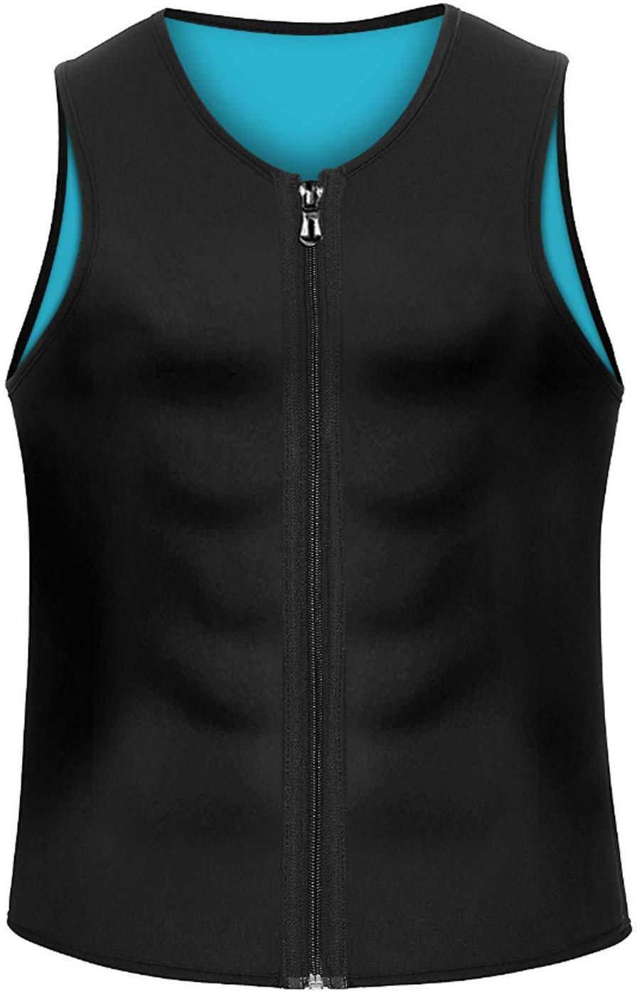 【S-4XL】💪Chaleco deportivo moldeador para hombre, sudoración intensa🔥, quema de grasa rápida⚡