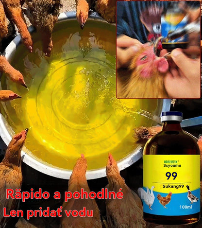 🔥【Kúpte 1 a získajte 3 zdarma】💊 Silný prípravok na vtáčiu chrípku 🐓🦆🕊️ – účinná liečba kašľa, hnačky a nechutenstva u hydiny (100 ml)