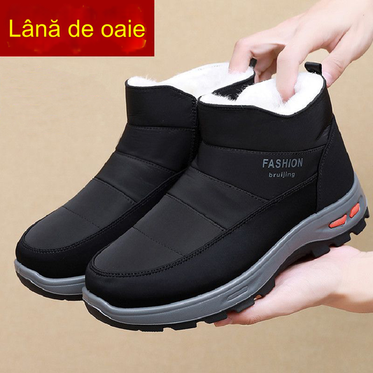 🔥【39-45】👟Ghete de iarnă pentru bărbați, confecționate din bumbac pur, catifea și blană groasă 