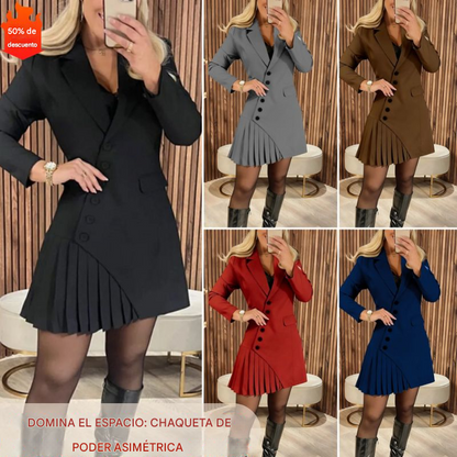 ¡49% de descuento por tiempo limitado! ¡Novedad! Chaqueta de traje: Chaqueta de traje asimétrica y dinámica, corte holgado, tela elegante, súper cómoda. 👚 Envío gratis. ✨