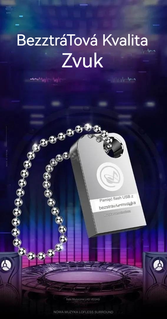 【Hudební USB】Obsahuje 8 000 skladeb, 600 hudebních videoklipů a 6D zvukové efekty