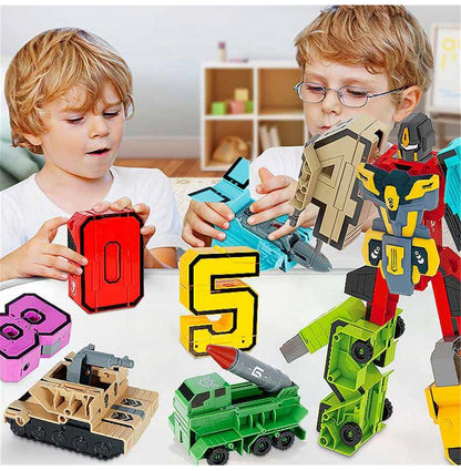 🤖🧩🔥【Bestseller】Časově omezená nabídka 🧒 Digitální transformující se robot pro děti