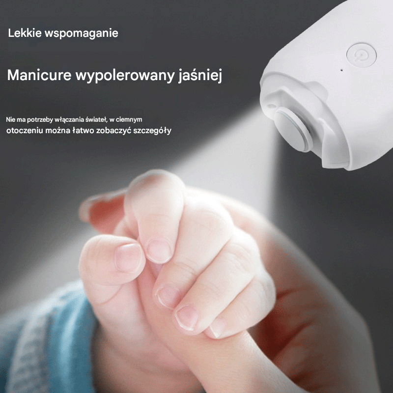 💅 Wyprzedaż! ✨ Automatyczny pilnik do paznokci (1 sztuka) do bezpiecznej i delikatnej pielęgnacji paznokci 👶🔧