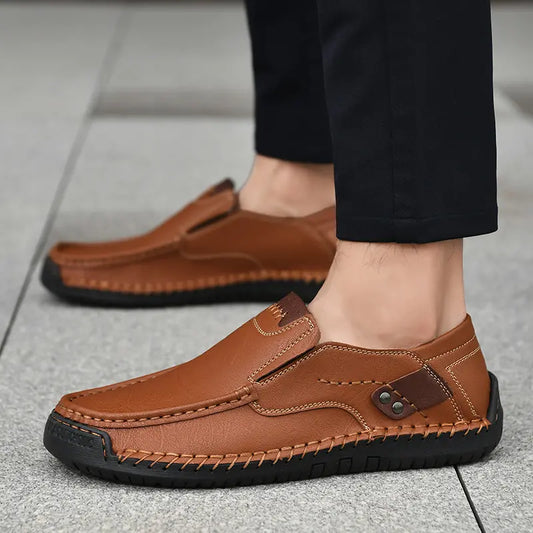50% de descuento【38-48】Mocasines de cuero hechos a mano