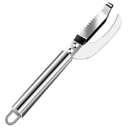 🍲🐟【Oferta de 2 piezas】Cuchillo multiusos de acero inoxidable para raspar eficazmente las escamas de pescado