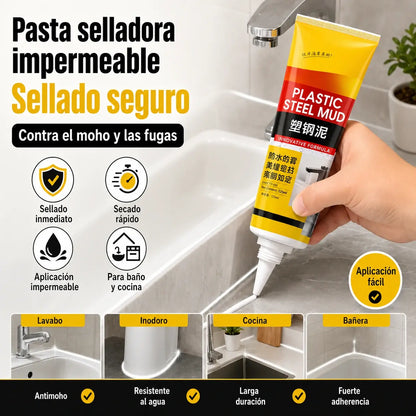 ✨Multifunctional Waterproof White Caulk with Scraper