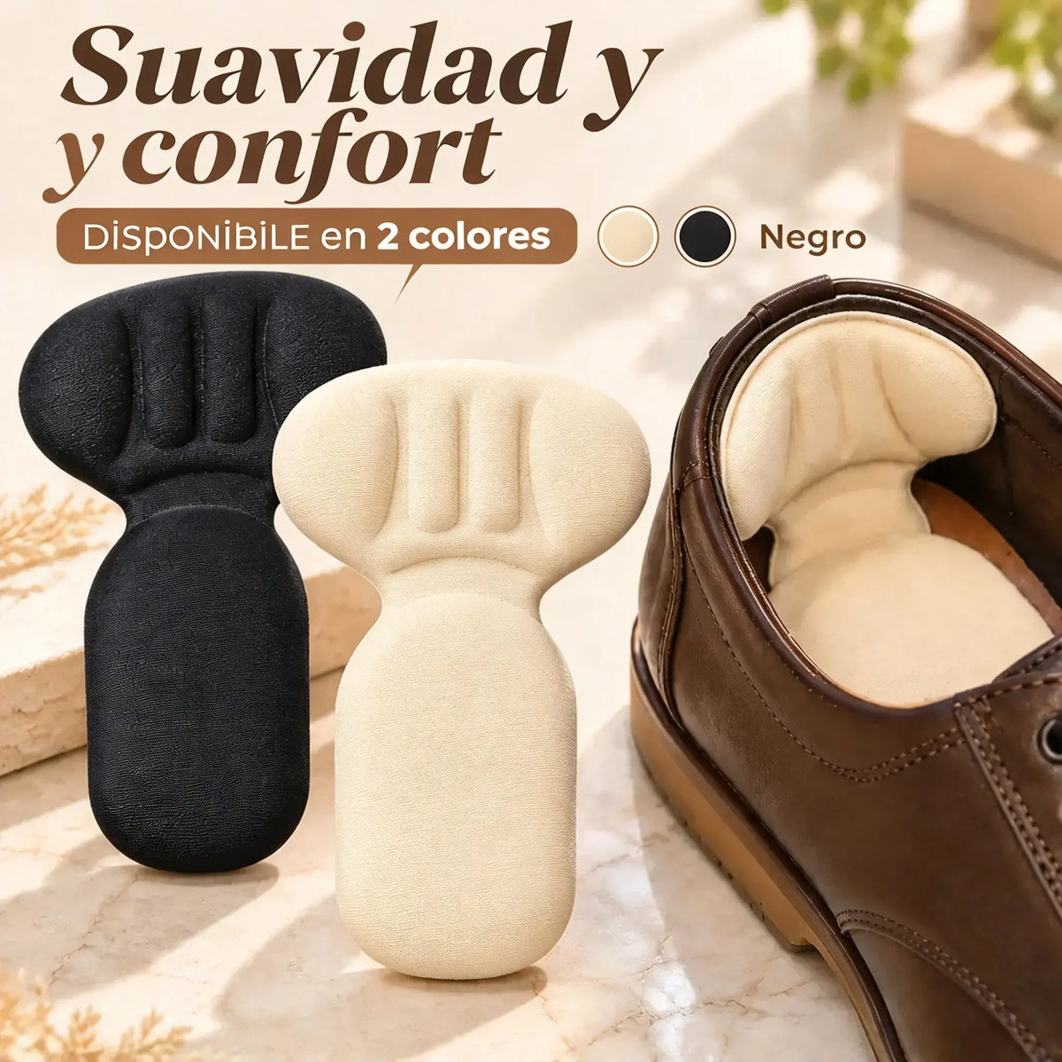 👠 Oferta por tiempo limitado: Set de 6 pares ⚡ · Almohadillas protectoras para el talón (2 en 1) · Evitan rozaduras y que el calzado se salga · ¡Unisex 🌟!