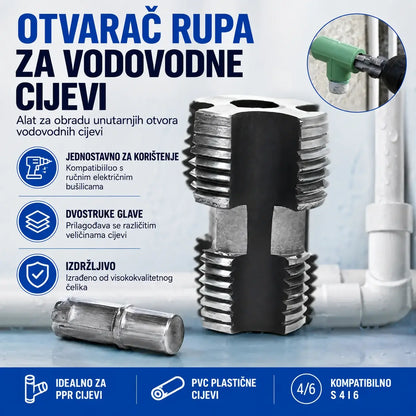 🛠️【Set alata za izradu unutarnjih i vanjskih navoja】⚙️🔩 Nastavak za narezivanje navoja na vodovodnim cijevima